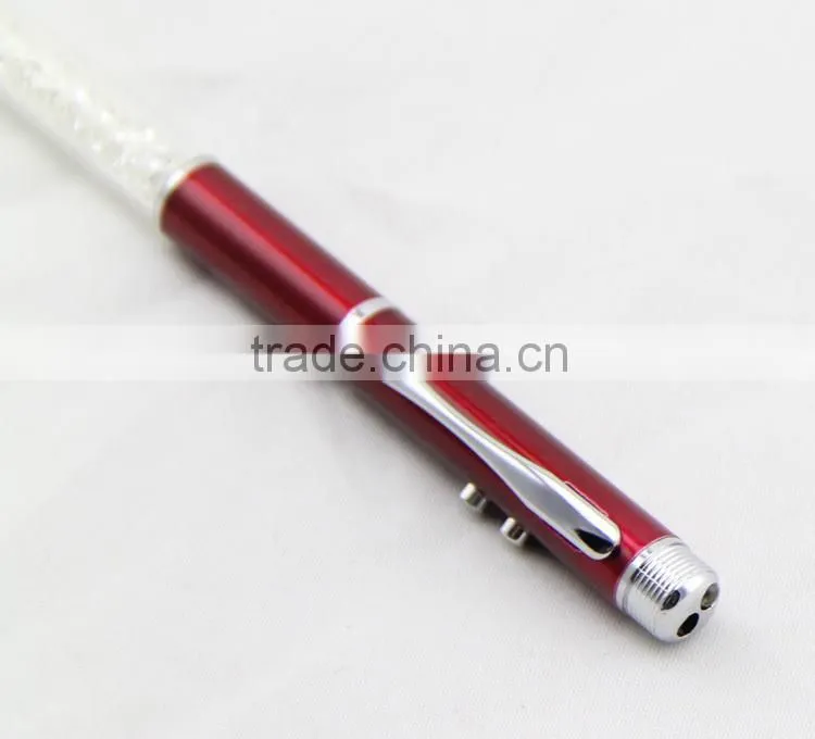 colorful 3 in 1multifunctional ball pen with led light for promotional