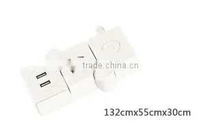 2016 Hot sale power strip/bending pivoting power strip/Rotating Extension Socket