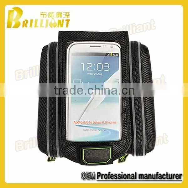 hard waterproof bicycle front tube bag