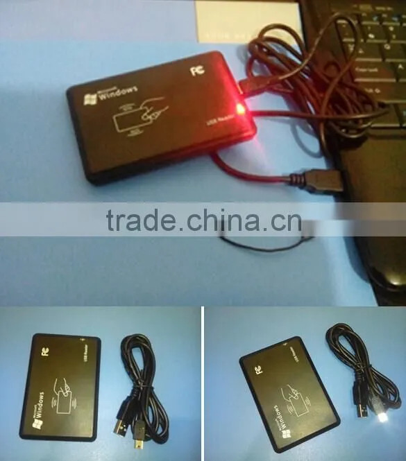 Hot sale fast in reading EM-ID or IC card 125khz rfid desktop reader with usb