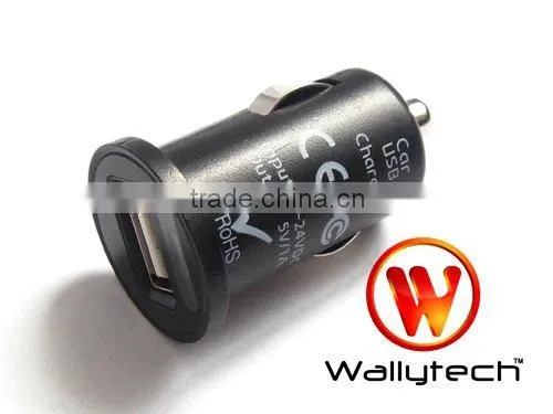 Wallytech WIA-071 Mini USB Car Charger For iPhone 4 3GS 3G For iPod For iPad For Mobile Phone