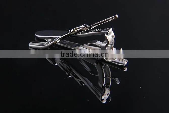 New style tableware tie bar knife and fork tie clip