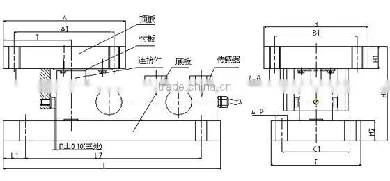electronic weight sensor with a variety of range for sale