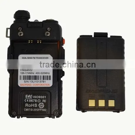 Quanzhou cheap ham radio Baofeng UV-5R walkie talkie 2way radio waterproof walkie talkie/talkie walkie/woki toki with low price