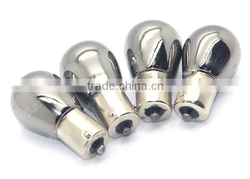 High quality p21w chrome amber chrome light