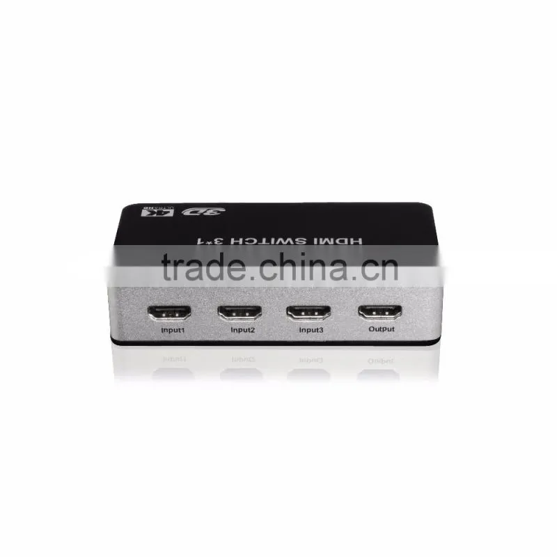 Ultra HD 1080PV1.3 Full HD 1080P supported High Speed HDMI switcher 3 input 1 output