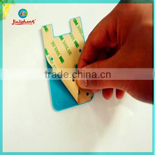 2014 new product 3M sticker mobile phone silicone smart card pocket