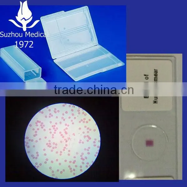 Hematology prepared slides blood smear prepared slides
