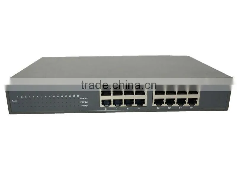 16 Port 10/100M Fast Ethernet Switch