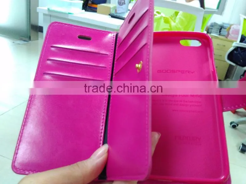 Distribute Mercury goospery business style flip leather phone case for samsung galaxy j3