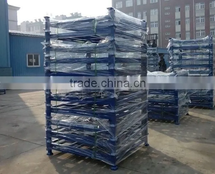 Powder coating stable and detachable fabric storage stacking rack
