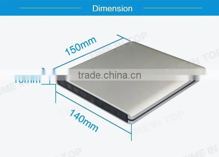 USB3.0 Super Slim External Blu-ray Burner, Inside drive: Panasonic UJ272