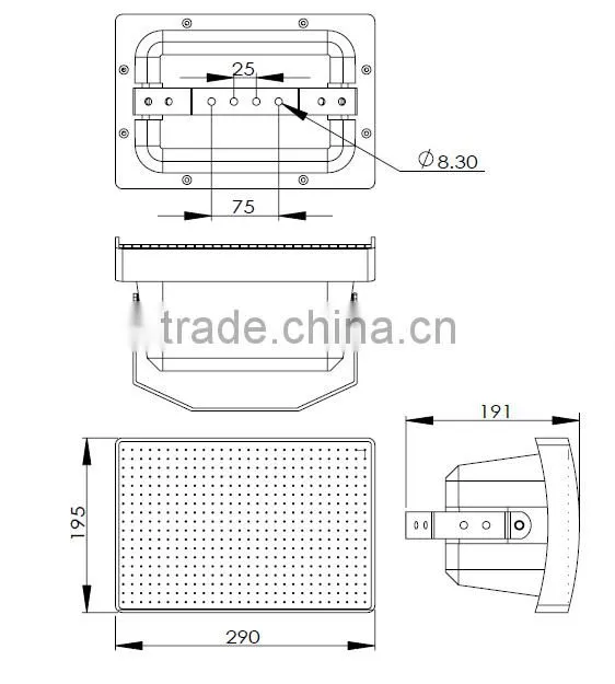 Outdoor waterproof active pa system ceiling speaker