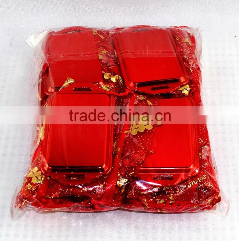 OEM and ODM round plastic candy packaging gift box for wedding