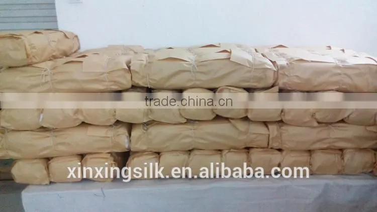 100% spun mulberry raw silk yarn used for knitting weaving