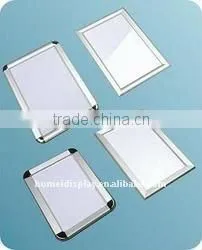 Customized aluminum poster frame, click snap frame, a1 a2 a3 a4 snap frame