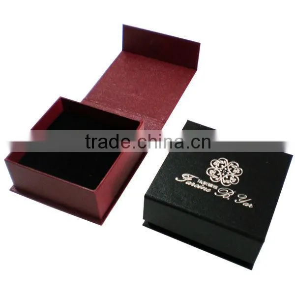Factory price custom printed black luxury packaging paper perfume box