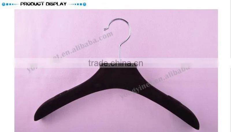 hanger abs hanger velvet flocked hanger with logo