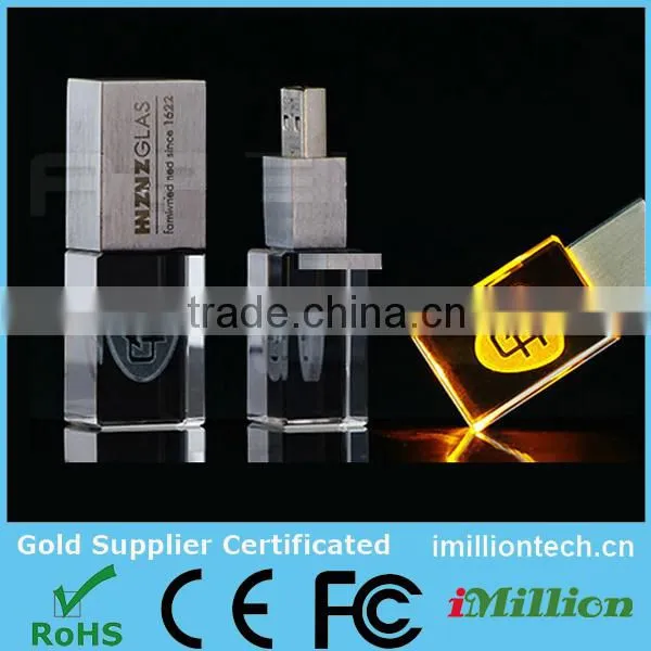 Wedding souvenirs guests crystal usb thumbdrive 8gb 16gb
