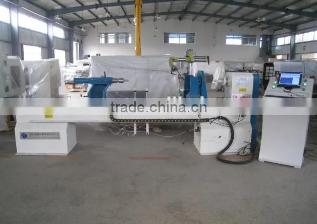 TWO SPINDLE CNC2504SA wood turning automatic lathe for turning wood wiht CE