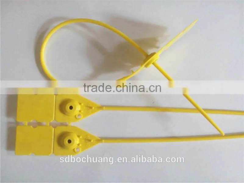 PS102 Plastic cable tie Plastic container security seals safety seal One time use lock seal