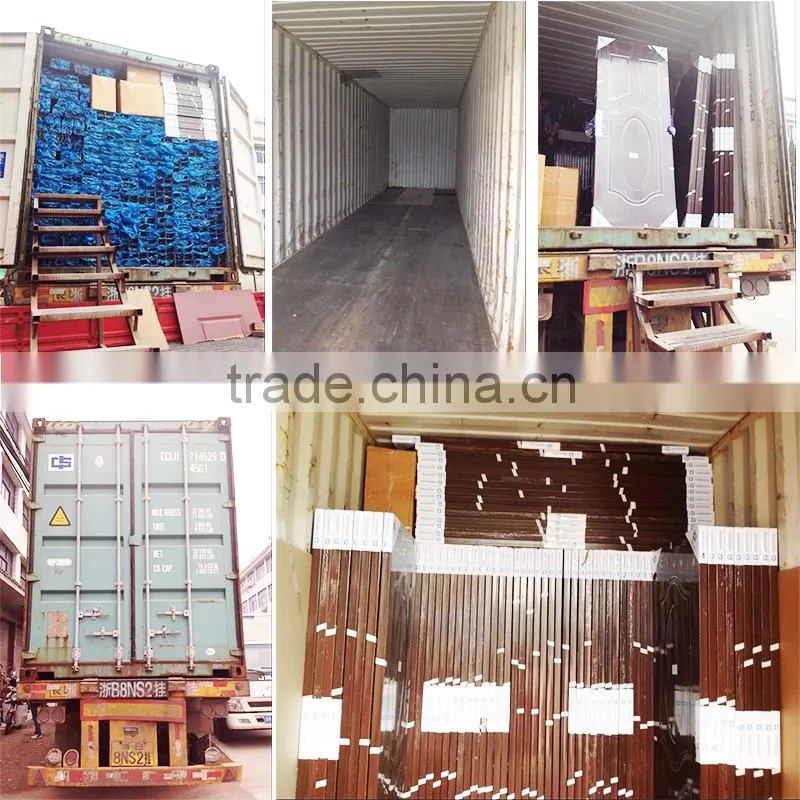 Baodu brand american single panel steel door with ce iso soncap certificate