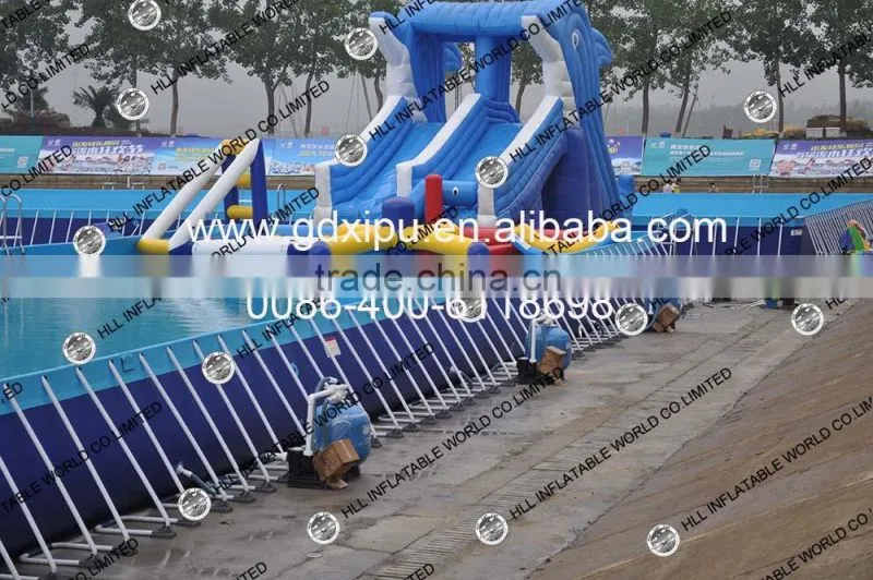 plastic giant inflatable water slide for adults and children