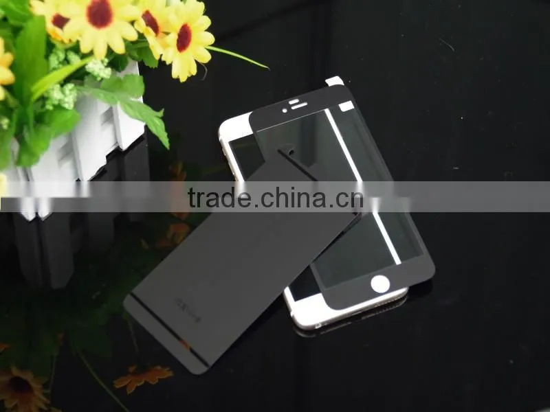 frosted matt colored glass tempered glass screen protector for iphone 6 and 6 plus