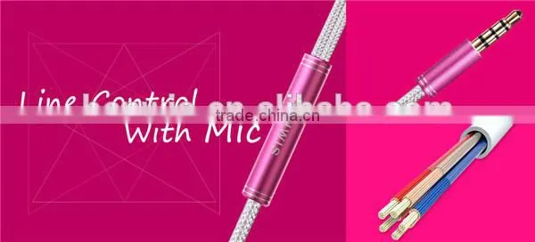 Factory Good Quality BENWIS EMP 100 Diamond Design Wired Earphone for iPhone,for iPad, for Samsung mobile phone Earphone with Mi