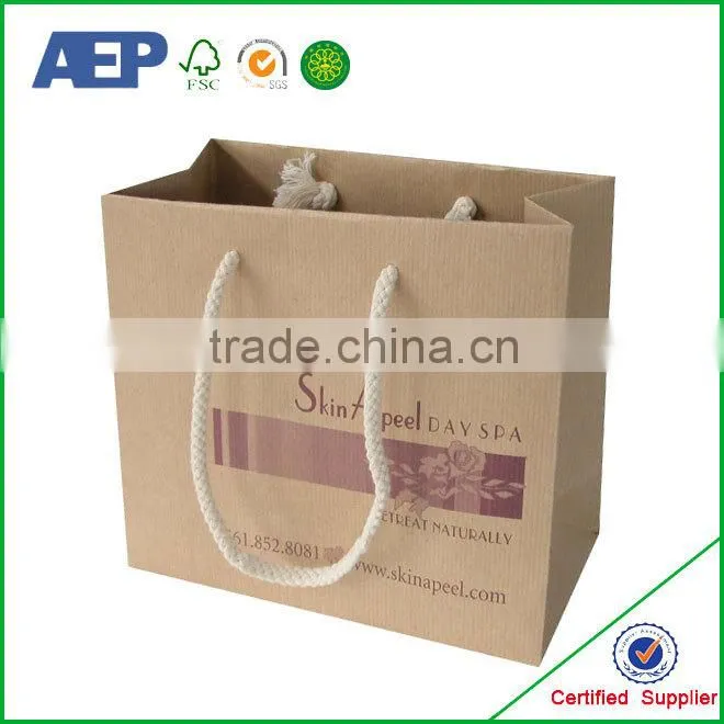 Recycle Paper Bag For Charcoal/Gift Paper Bag/Paper Shopping Bag