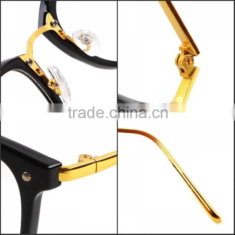 Alibaba's most stylish new mode essential gold metallic frames eyewear