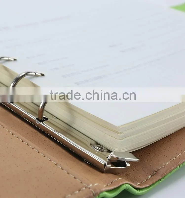 Plaro Business Leather Notebook leather portfolio custom logo