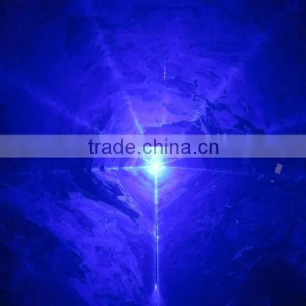 Single blue DPSS animation laser light