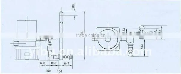 Heat treatment furnace and coal fired hot heater