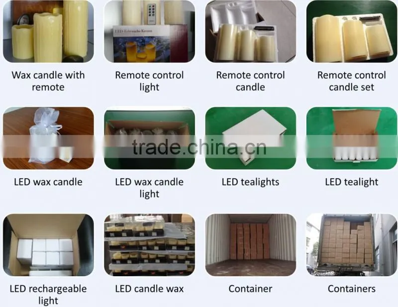 Flameless moving wick led flameless candle remote
