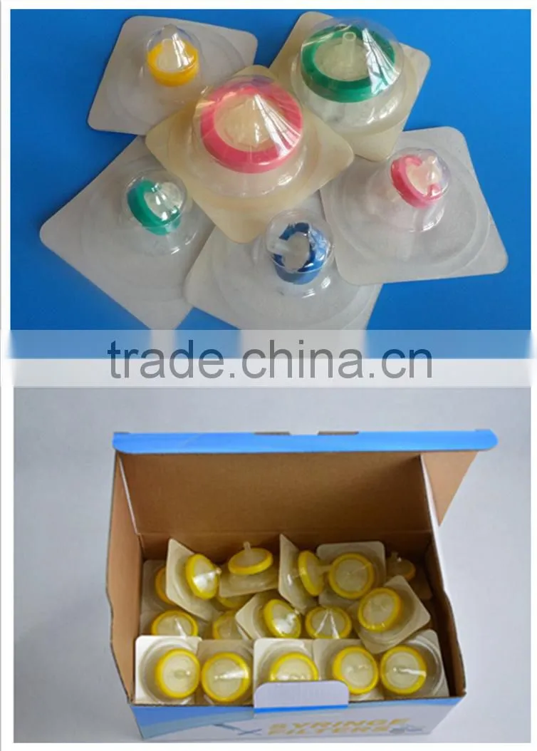 Disposable syringe filter millipore 0.22um