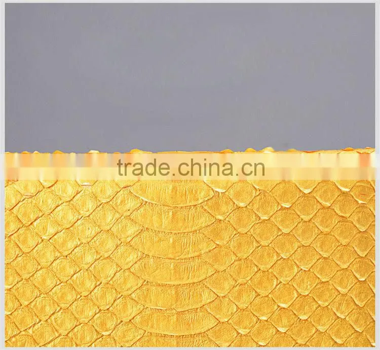 High Quality Handmade Lady Bifold Wallet Genuine Snake Skin Leather Wallet For Women