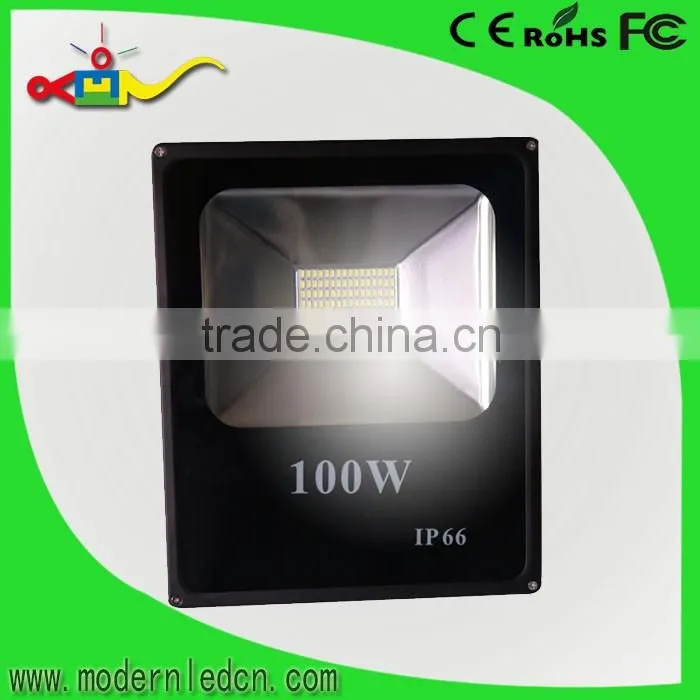 No Driver AC85-265V 100w smd led flood light 9000lm