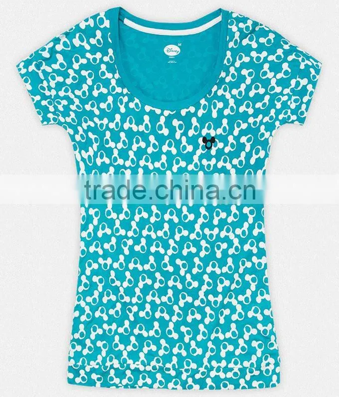 High Quality New Style Cotton Fashion Design Lady Top