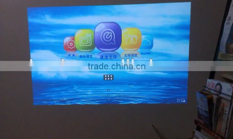 Hottes!!! Luxcine world 1st 1080p android 4.0 OS wireless 3D laptop projector