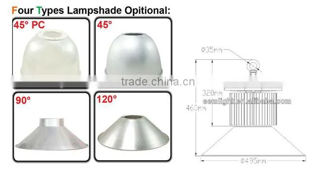 Variety of LED High Bay Light CE RoHS Industrial Pendant Lamp