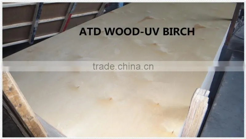 18mm furniture grade UV birch plywood
