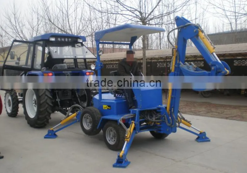 18hp diesel engine ATV towable backhoe excavator for sale
