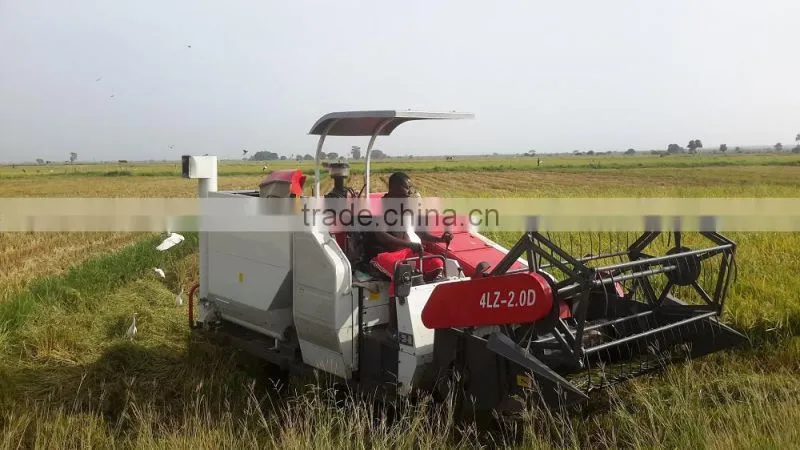 mini combine harvester wheat
