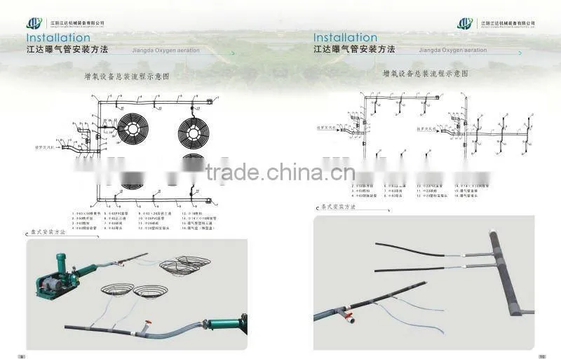 aerator equipment for fish farm