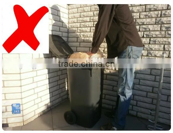 garden tool bag with iron wood fabric garden tool garden waste wheelie bin tool