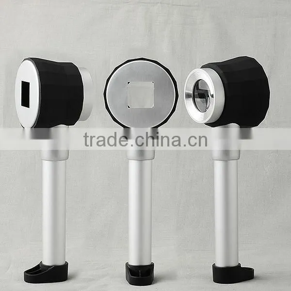 10X Handheld LED Optical Glass Magnifier with Scale Magnifying Jewelry Loupe