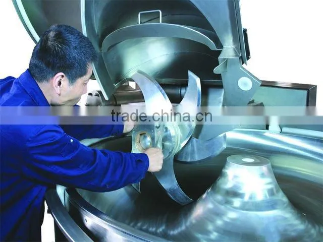 High Quality Automatic Vacuum Bowl Cutter for Sausage ZKZB-420