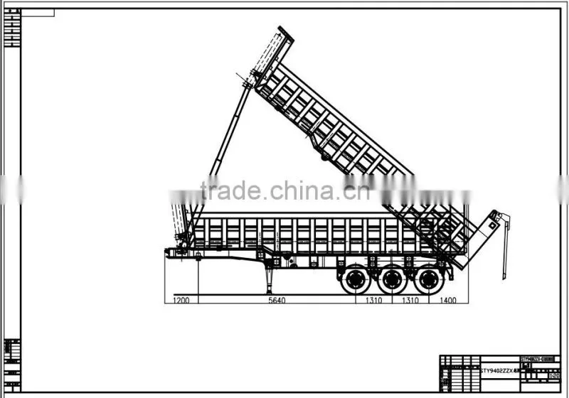 6x2 dump truck with varous truck brand
