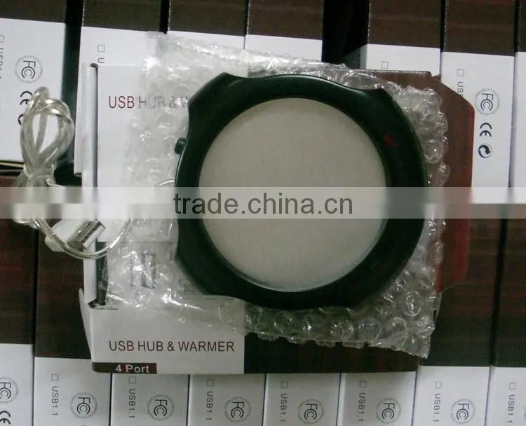 4 port USB hub usb cup warmer usb coffee warmer pad usb mug warmer usb glass pad USB hub cup warmer